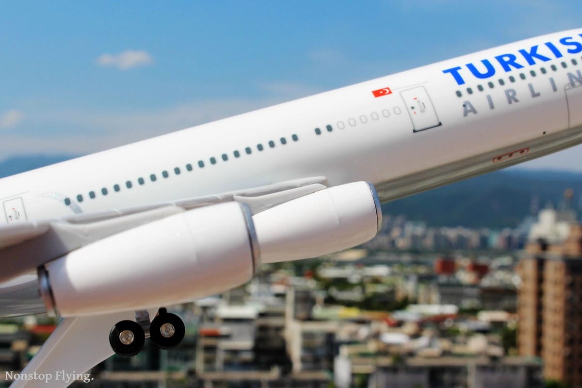 [開箱] 土耳其航空 A340-300客機 1:200模型