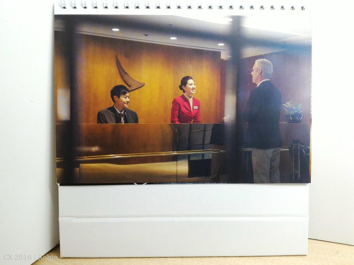 [開箱] 國泰航空2016年月曆