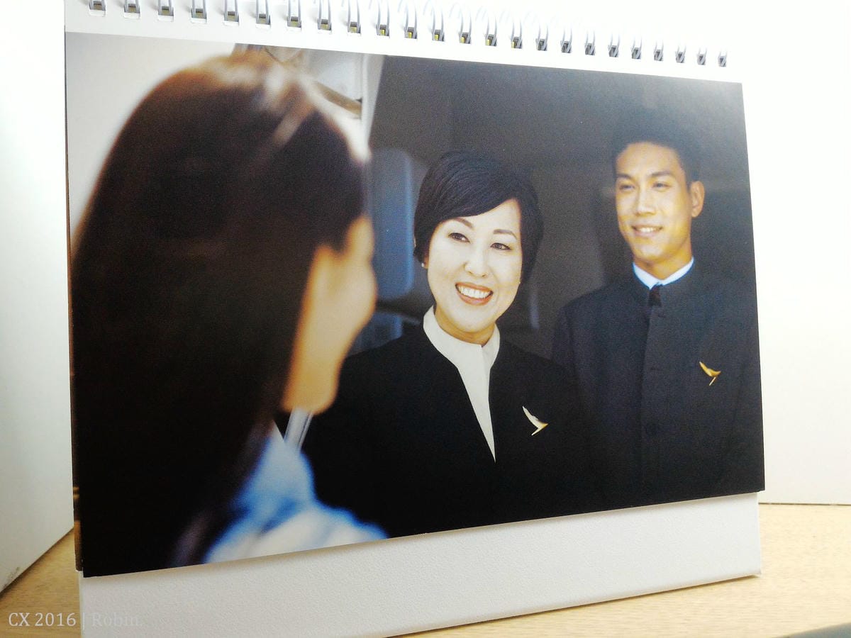 [開箱] 國泰航空2016年月曆
