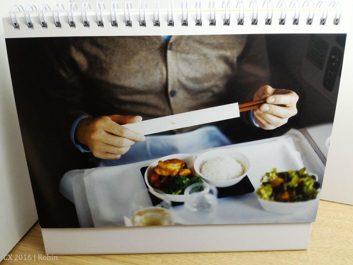 [開箱] 國泰航空2016年月曆