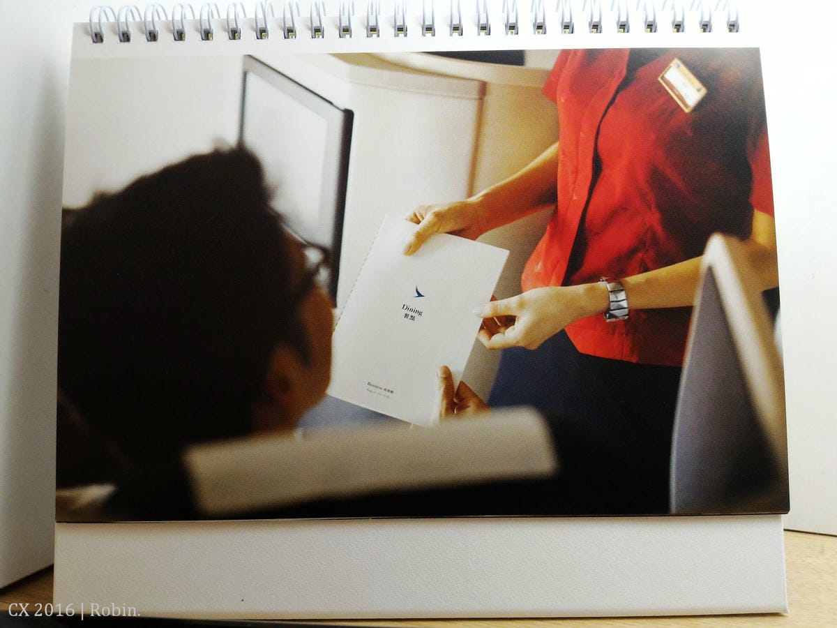 [開箱] 國泰航空2016年月曆