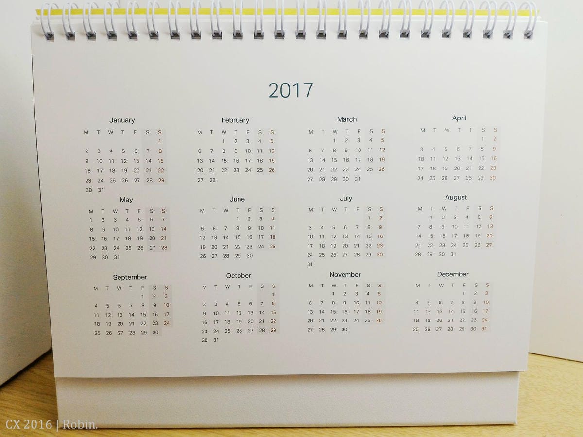 [開箱] 國泰航空2016年月曆