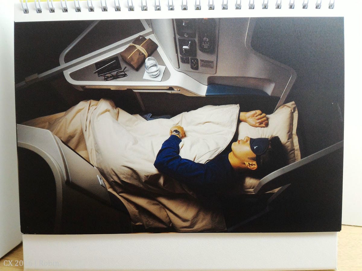 [開箱] 國泰航空2016年月曆