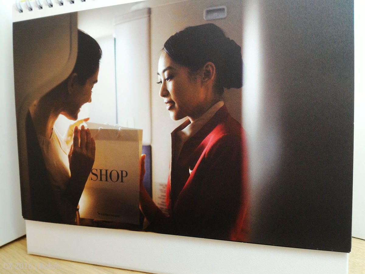 [開箱] 國泰航空2016年月曆