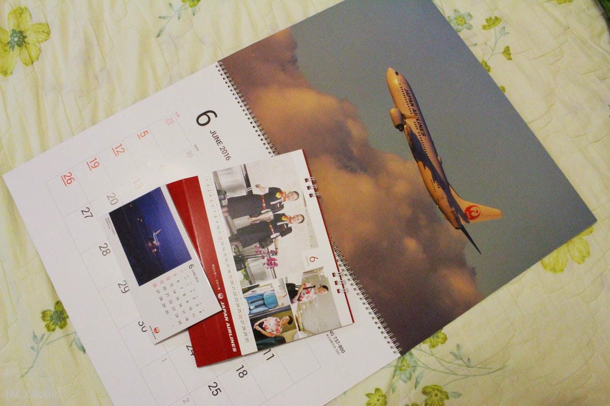 [開箱] 日本航空2016年月曆 － FLEET CALENDAR/ATTENDANT CALENDAR，航空迷夢幻收藏!