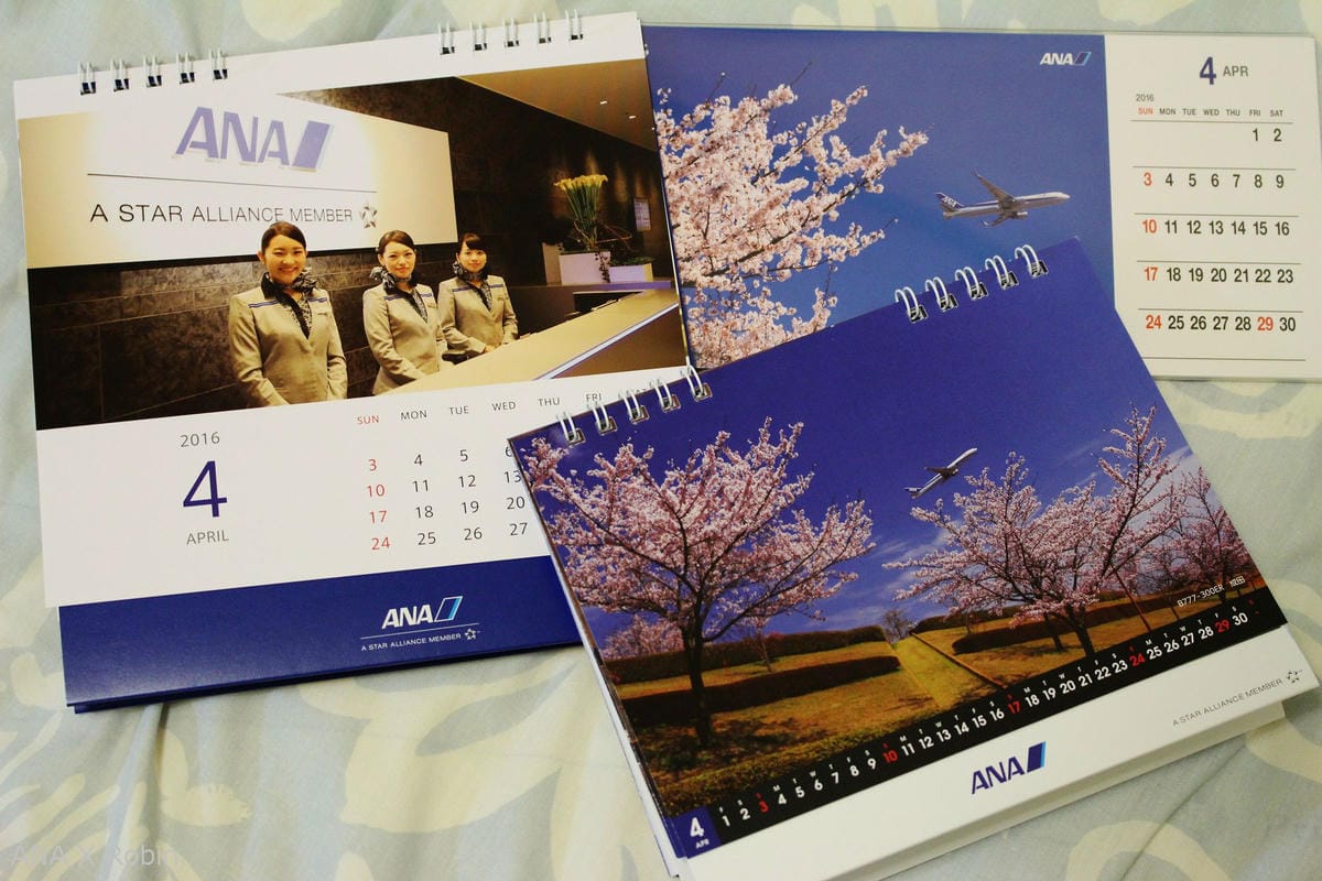[開箱] ANA全日空2016年月曆 – ANA FLIGHT CALENDAR/TEAM ANA CALENDAR