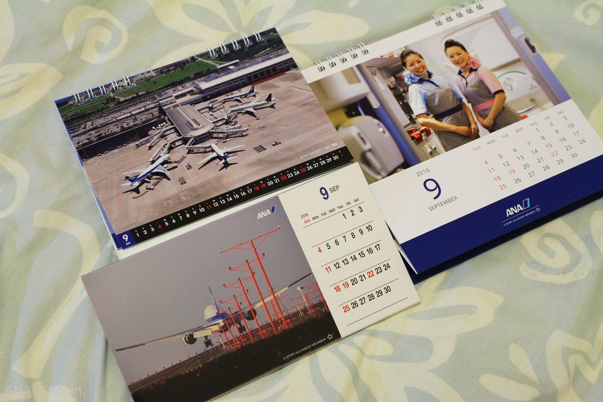 [開箱] ANA全日空2016年月曆 – ANA FLIGHT CALENDAR/TEAM ANA CALENDAR