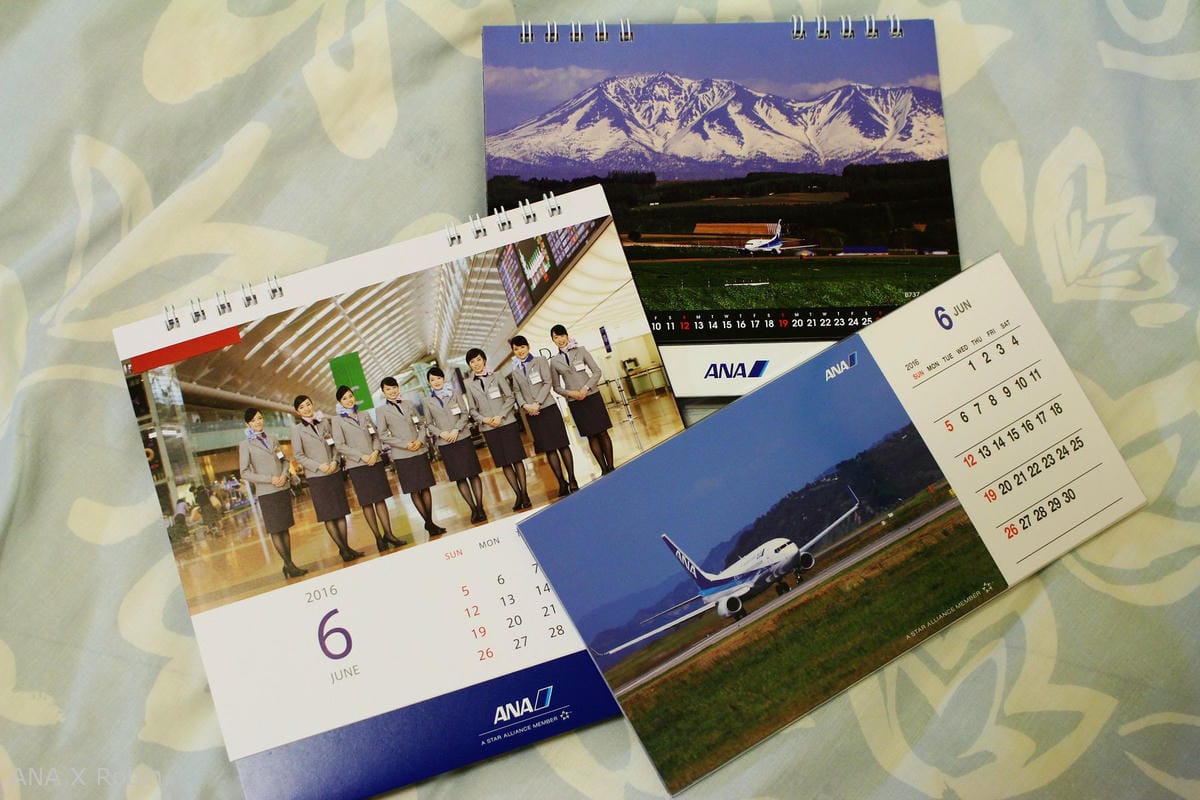 [開箱] ANA全日空2016年月曆 – ANA FLIGHT CALENDAR/TEAM ANA CALENDAR