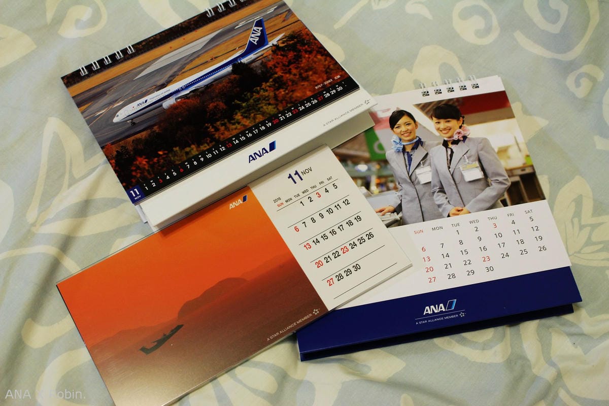 [開箱] ANA全日空2016年月曆 – ANA FLIGHT CALENDAR/TEAM ANA CALENDAR