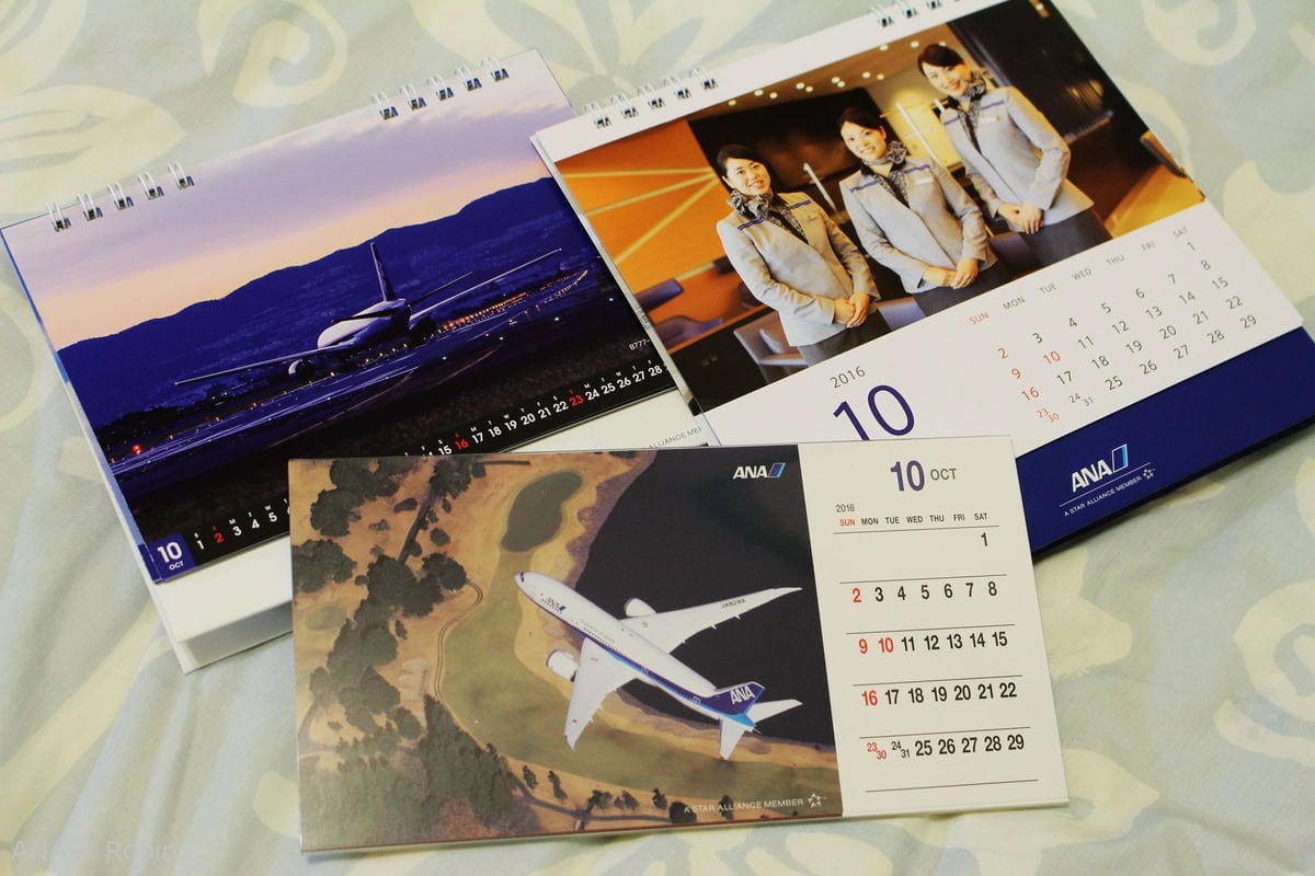 [開箱] ANA全日空2016年月曆 – ANA FLIGHT CALENDAR/TEAM ANA CALENDAR