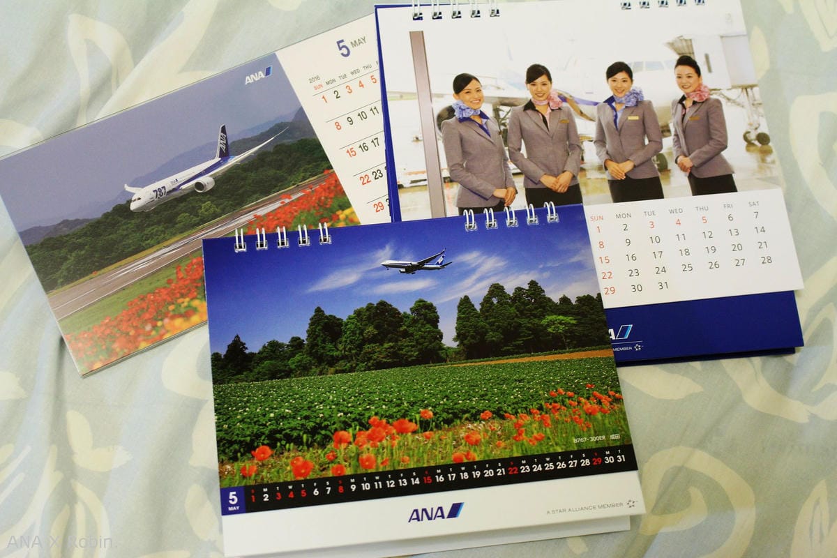 [開箱] ANA全日空2016年月曆 – ANA FLIGHT CALENDAR/TEAM ANA CALENDAR