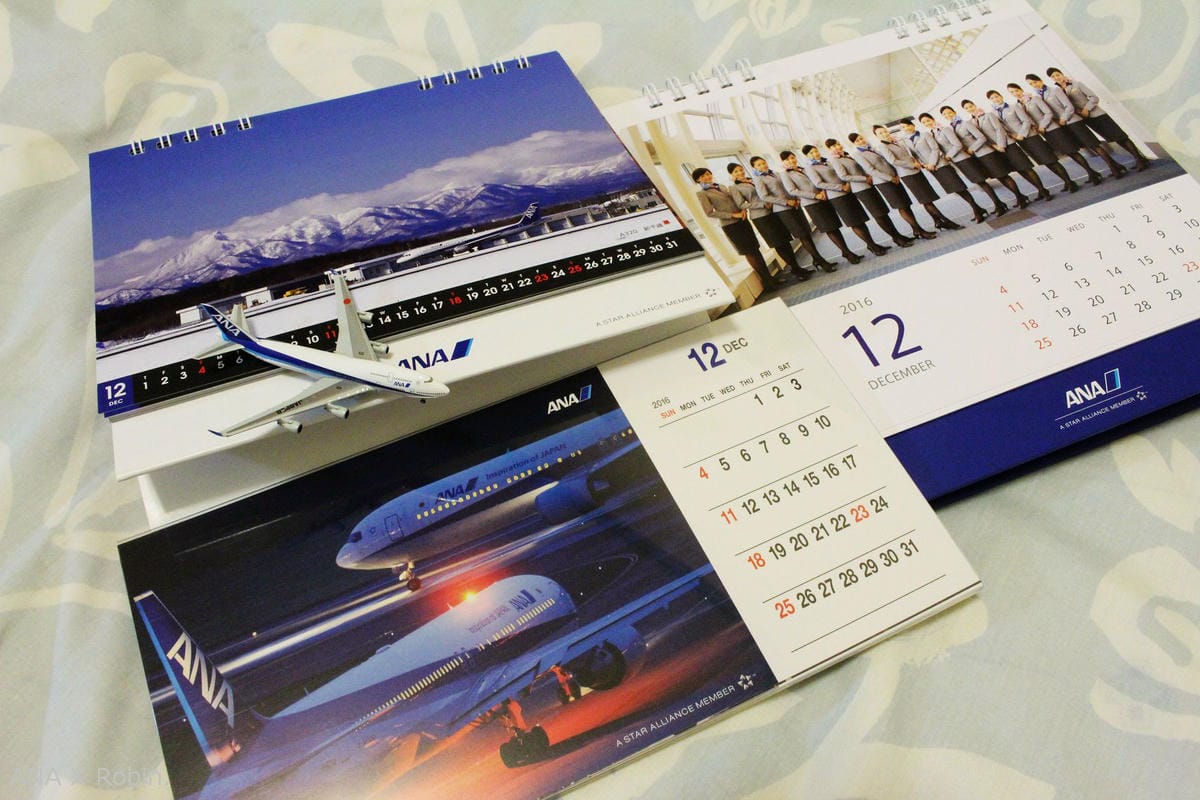 [開箱] ANA全日空2016年月曆 – ANA FLIGHT CALENDAR/TEAM ANA CALENDAR