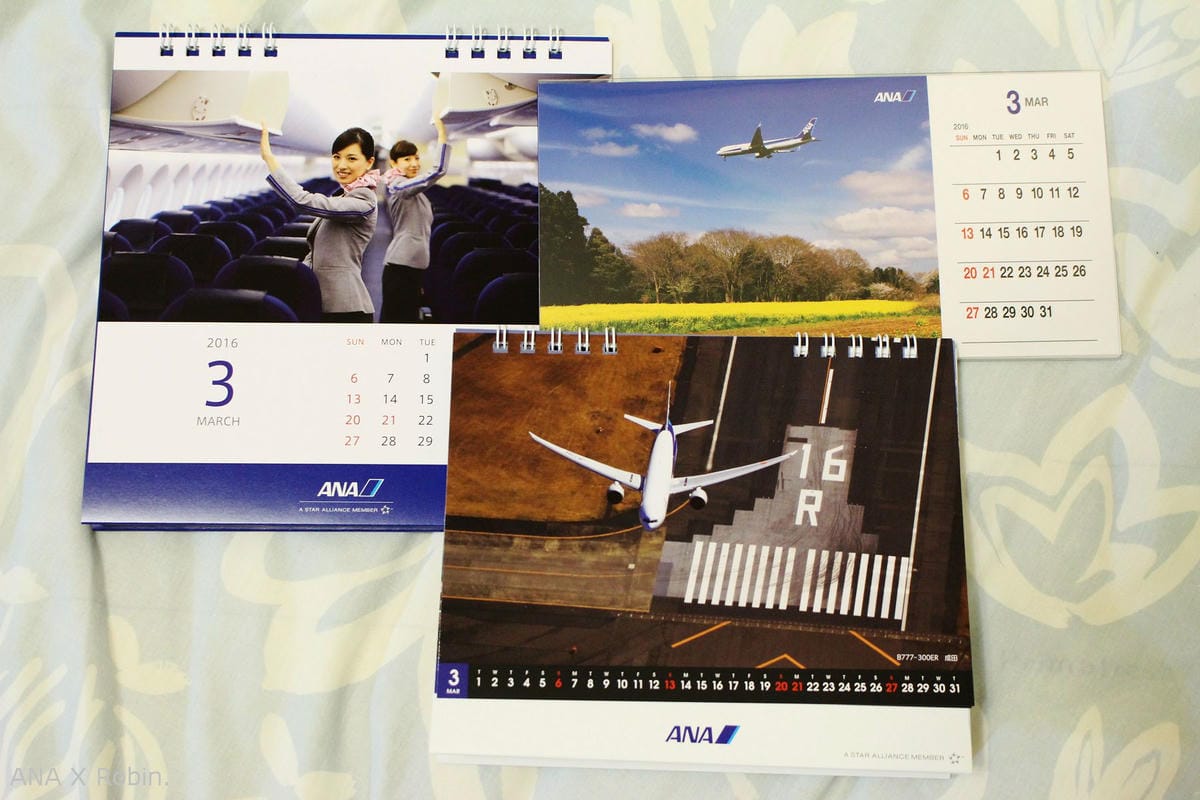 [開箱] ANA全日空2016年月曆 – ANA FLIGHT CALENDAR/TEAM ANA CALENDAR