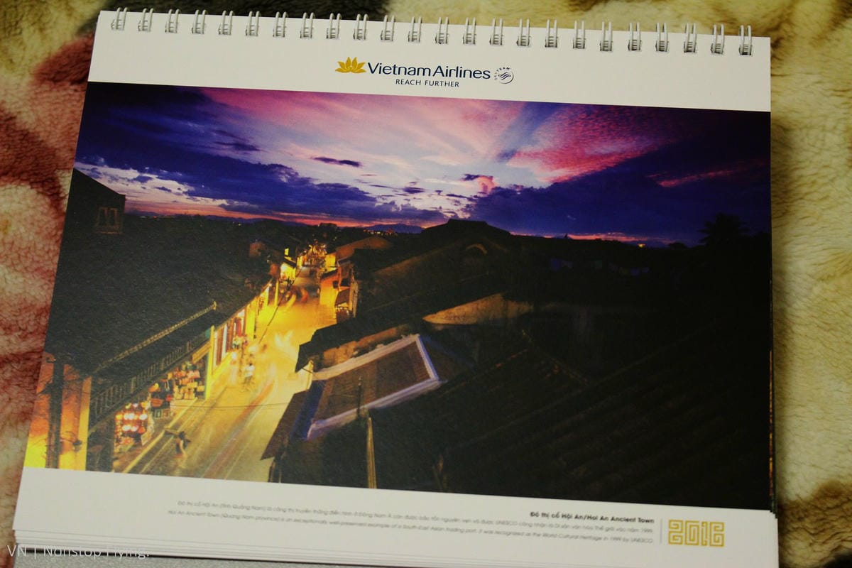 [開箱] 越南航空 2016年月曆 – 探索越南世界遺產無窮魅力!