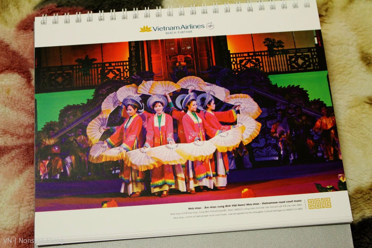 [開箱] 越南航空 2016年月曆 – 探索越南世界遺產無窮魅力!