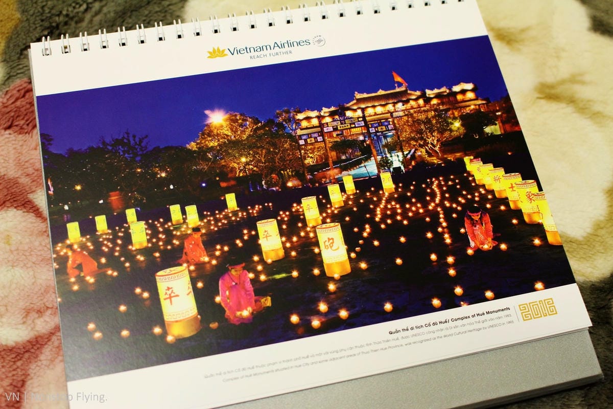 [開箱] 越南航空 2016年月曆 – 探索越南世界遺產無窮魅力!