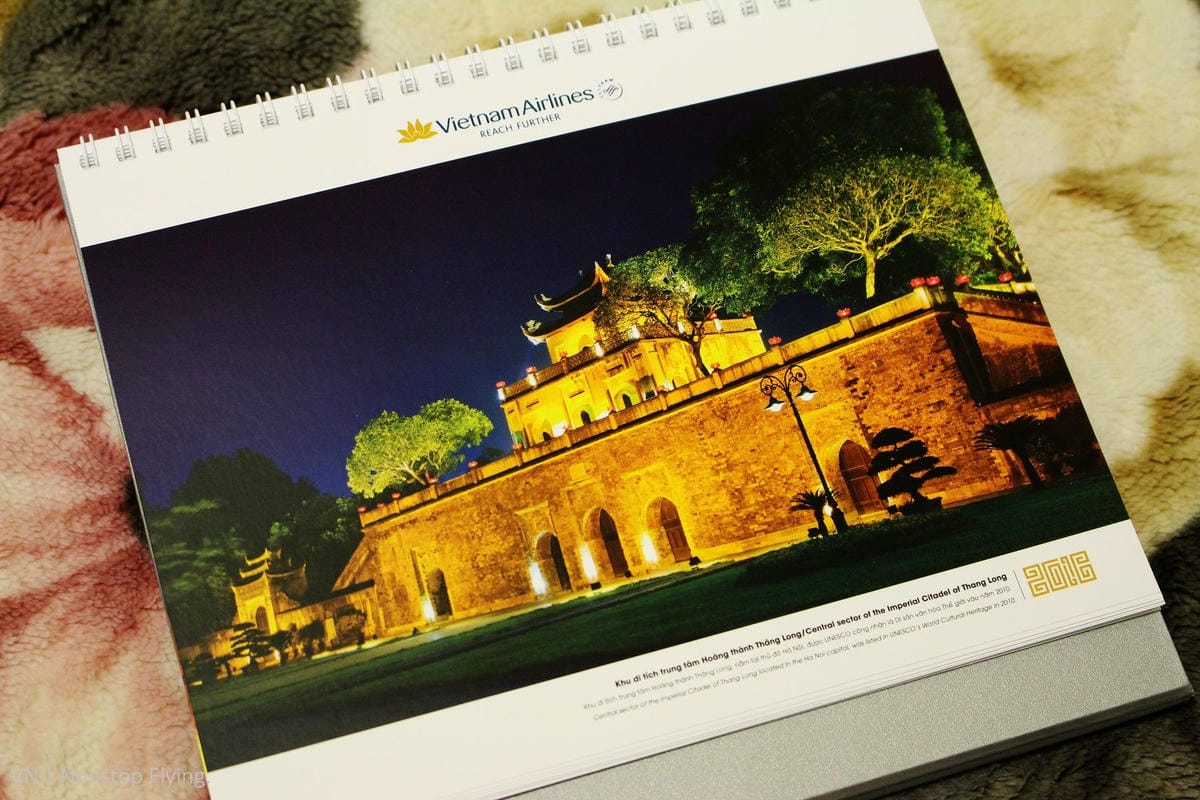 [開箱] 越南航空 2016年月曆 – 探索越南世界遺產無窮魅力!
