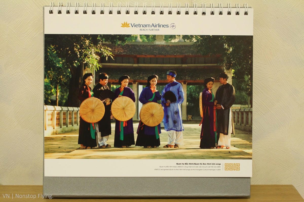 [開箱] 越南航空 2016年月曆 – 探索越南世界遺產無窮魅力!