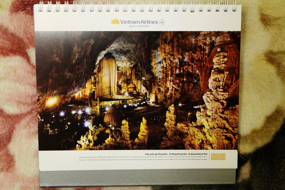 [開箱] 越南航空 2016年月曆 – 探索越南世界遺產無窮魅力!