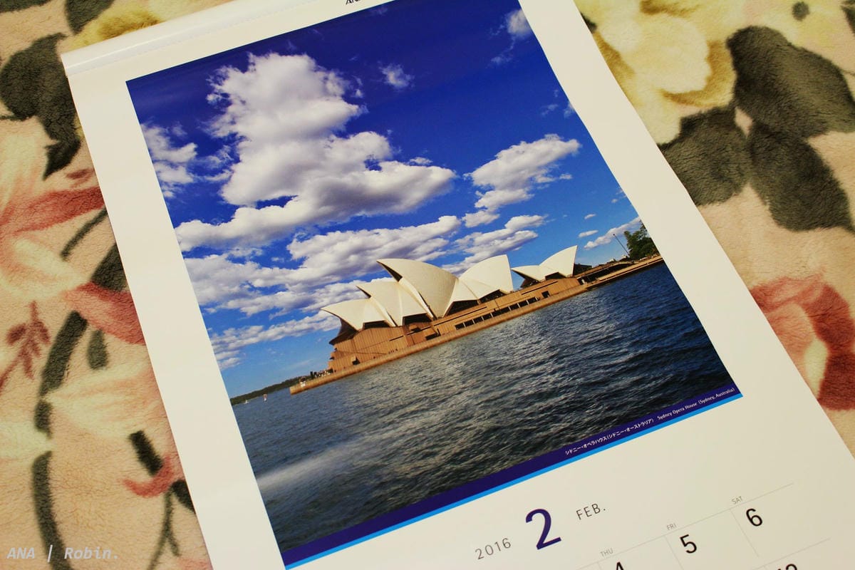 [開箱] ANA全日空2016年月曆 – 日本12大秘境桌曆／Welcome Aboard掛曆