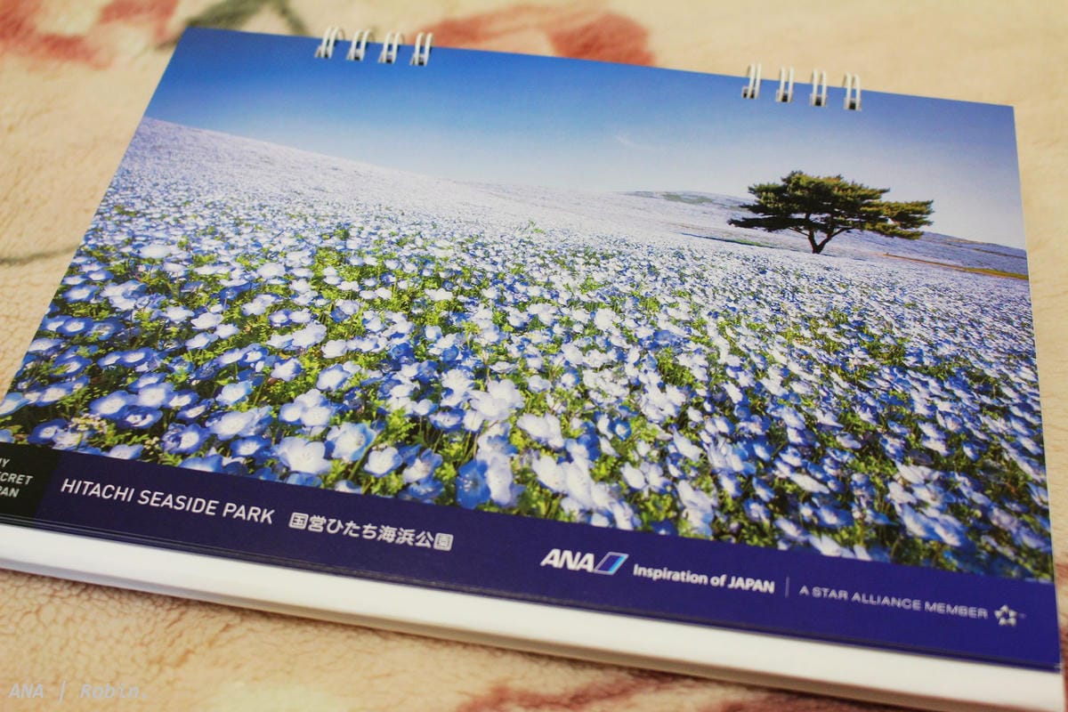 [開箱] ANA全日空2016年月曆 – 日本12大秘境桌曆／Welcome Aboard掛曆