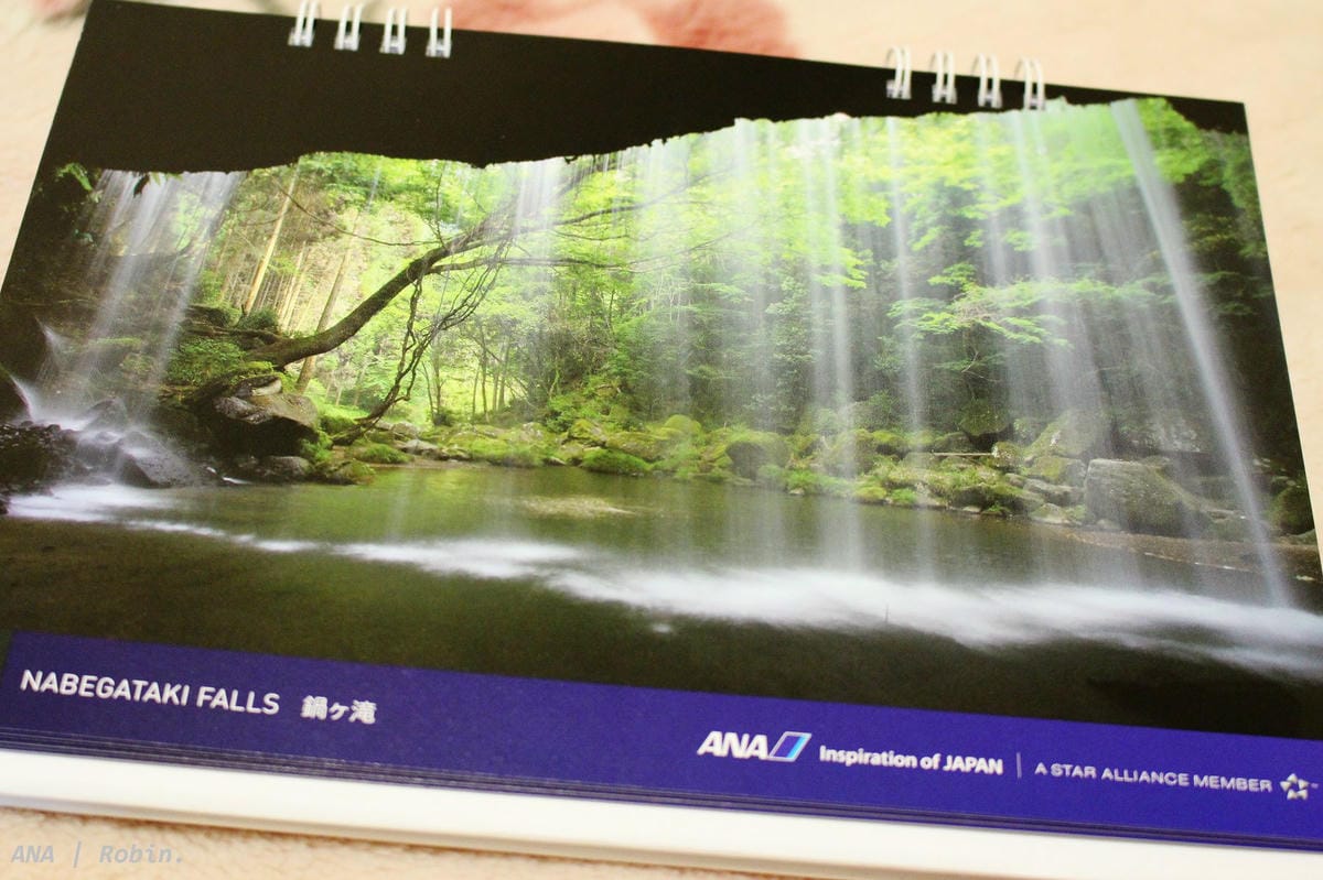 [開箱] ANA全日空2016年月曆 – 日本12大秘境桌曆／Welcome Aboard掛曆