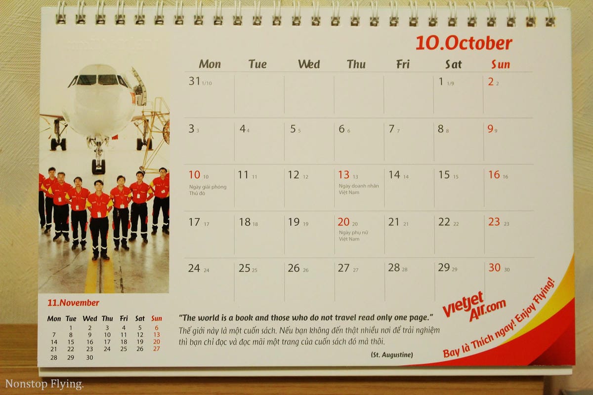 [開箱] 越捷航空 2016年月曆 – 乘客瘋搶、史上最火辣，看了讓人鼻血直流的航空公司月曆!