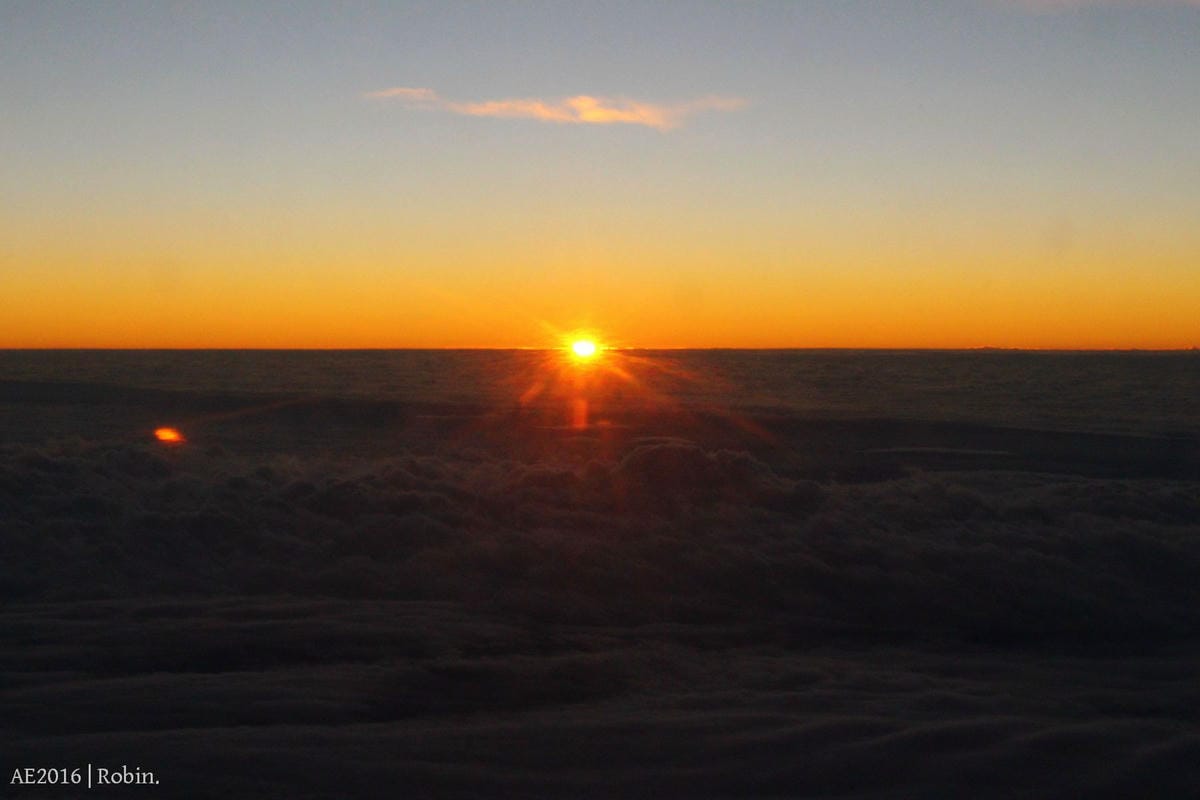 【華信航空2016~幸福曙光專機】飛行記錄 – 領先地面迎最美日出，空中看見台灣!