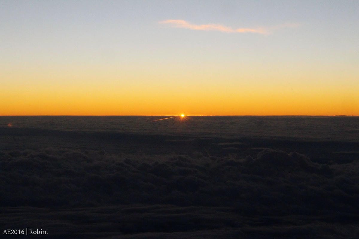 【華信航空2016~幸福曙光專機】飛行記錄 – 領先地面迎最美日出，空中看見台灣!