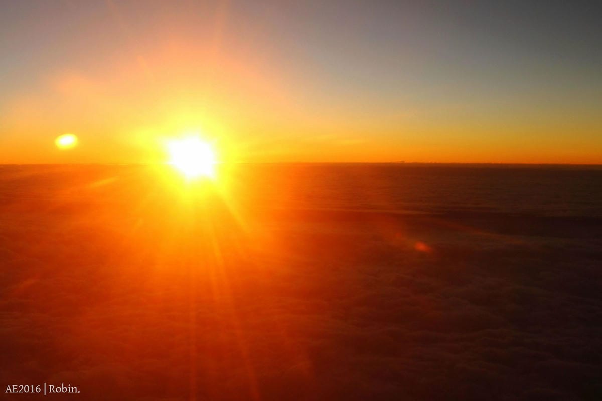 【華信航空2016~幸福曙光專機】飛行記錄 – 領先地面迎最美日出，空中看見台灣!