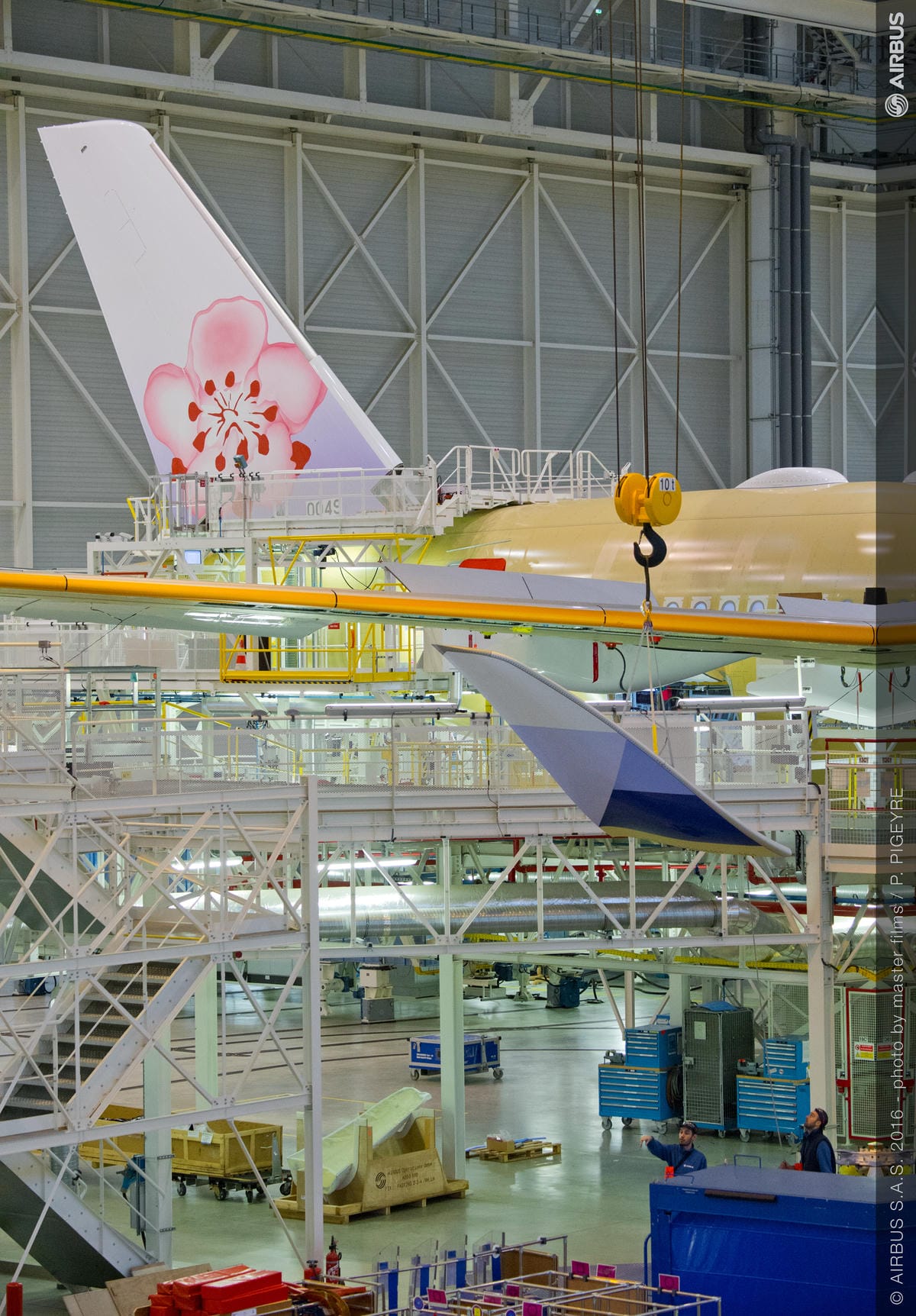 【華航A350特輯】華航首架A350機身組裝過程大揭密！垂直尾翼、小翼、各部零件組裝精彩圖輯