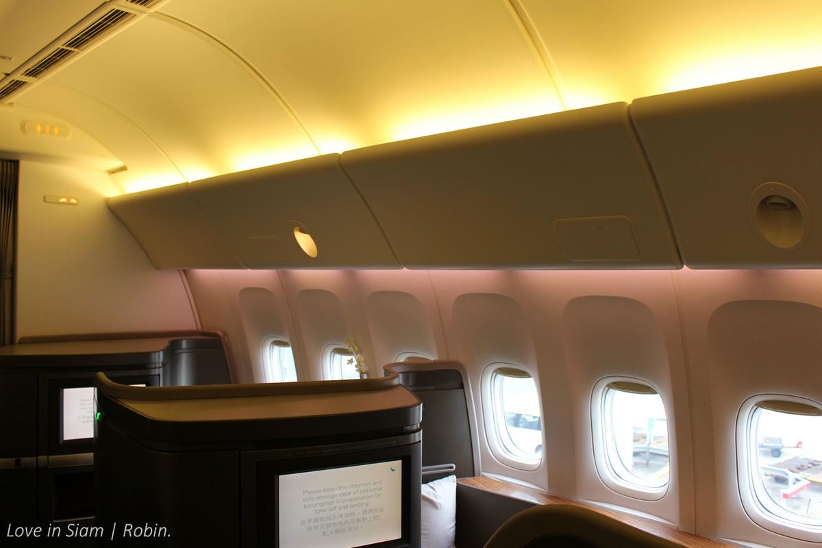 2016.05.27 國泰航空 CX701 香港-曼谷 77W頭等艙飛行記錄-詳盡服務、餐點介紹,帶你吃飽喝足躺著飛! - 第10張圖 2016.05.27 國泰航空 CX701 香港-曼谷 77W頭等艙飛行記錄-詳盡服務、餐點介紹,帶你吃飽喝足躺著飛!