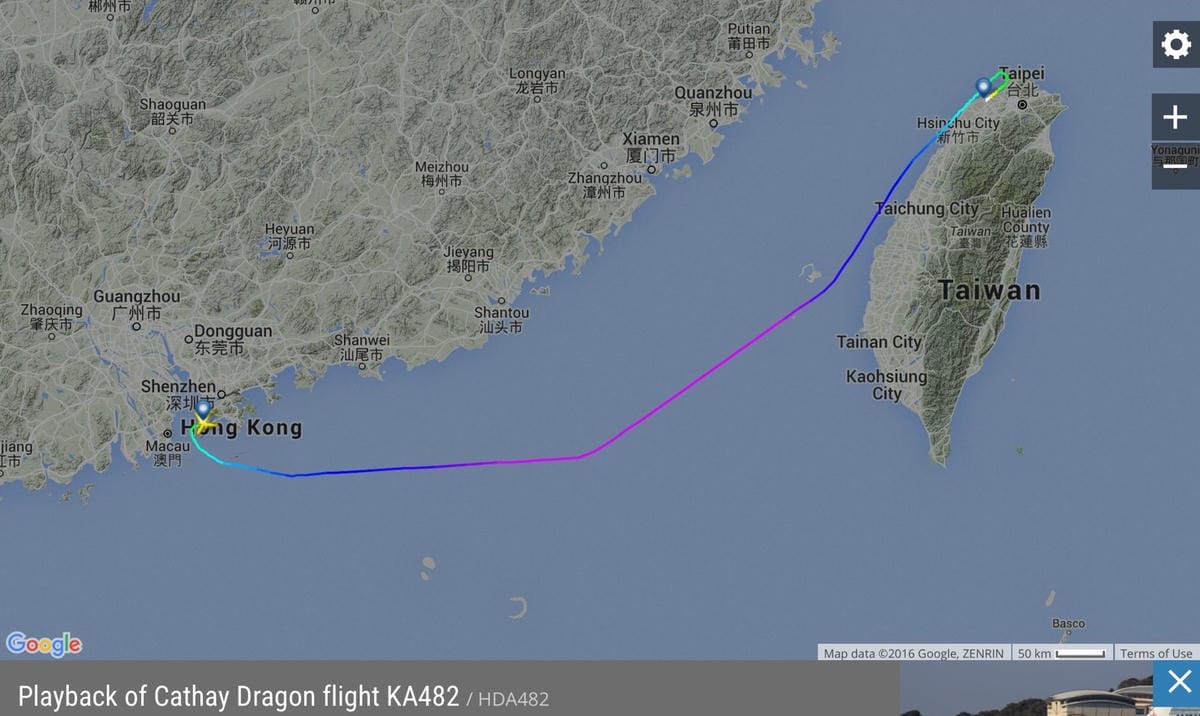2016.05.31 港龍航空 KA482 香港-台北 A330商務艙飛行記錄-港龍初體驗,詳盡服務、餐點介紹! - 第74張圖 2016.05.31 港龍航空 KA482 香港-台北 A330商務艙飛行記錄-港龍初體驗,詳盡服務、餐點介紹!