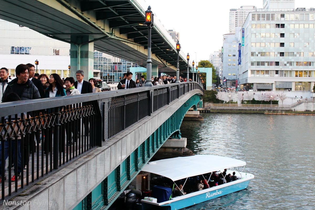 【日本大阪】天滿橋、造幣局櫻花大道 -花期後段賞夜櫻!