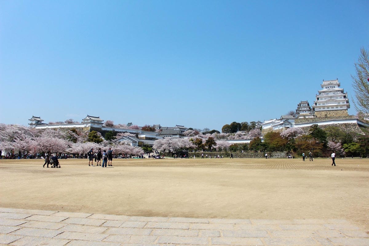 【日本關西】春櫻盛開 姬路城 -從滿開到吹雪的名城風情 - 第14張圖 【日本關西】春櫻盛開 姬路城 -從滿開到吹雪的名城風情