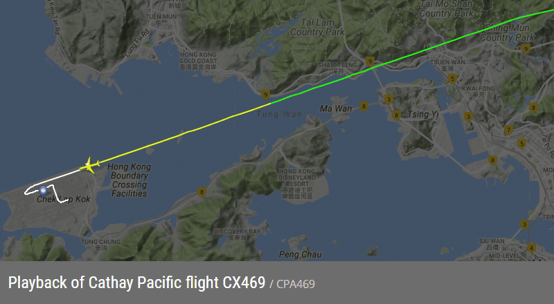 2017.06.24 國泰航空 CX469 台北TPE-香港HKG 飛行記錄 (777-300ER經濟艙) - 第73張圖 2017.06.24 國泰航空 CX469 台北TPE-香港HKG 飛行記錄 (777-300ER經濟艙)