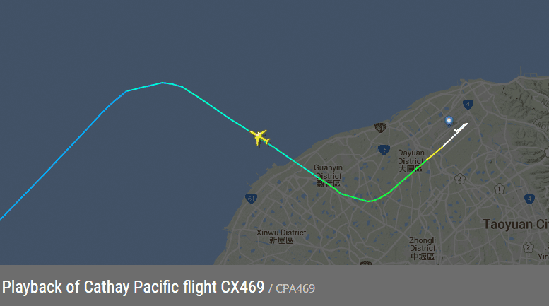 2017.06.24 國泰航空 CX469 台北TPE-香港HKG 飛行記錄 (777-300ER經濟艙) - 第50張圖 2017.06.24 國泰航空 CX469 台北TPE-香港HKG 飛行記錄 (777-300ER經濟艙)