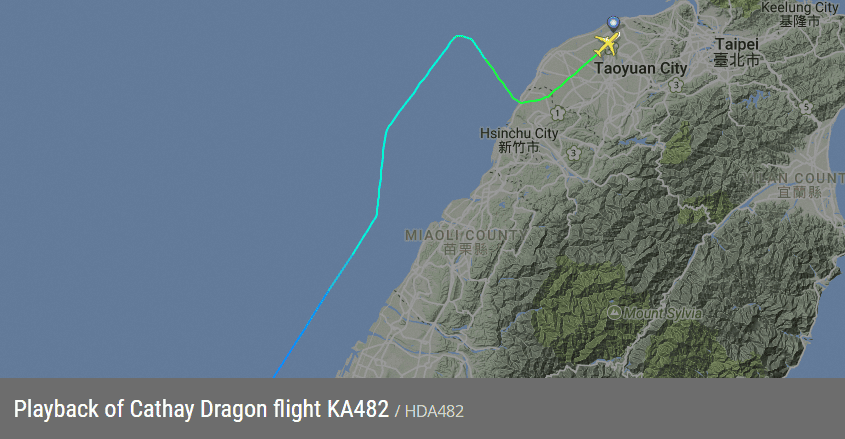 2017.06.29 國泰港龍 KA482 香港HKG-台北TPE 飛行記錄 (A330-300經濟艙) - 第56張圖 2017.06.29 國泰港龍 KA482 香港HKG-台北TPE 飛行記錄 (A330-300經濟艙)