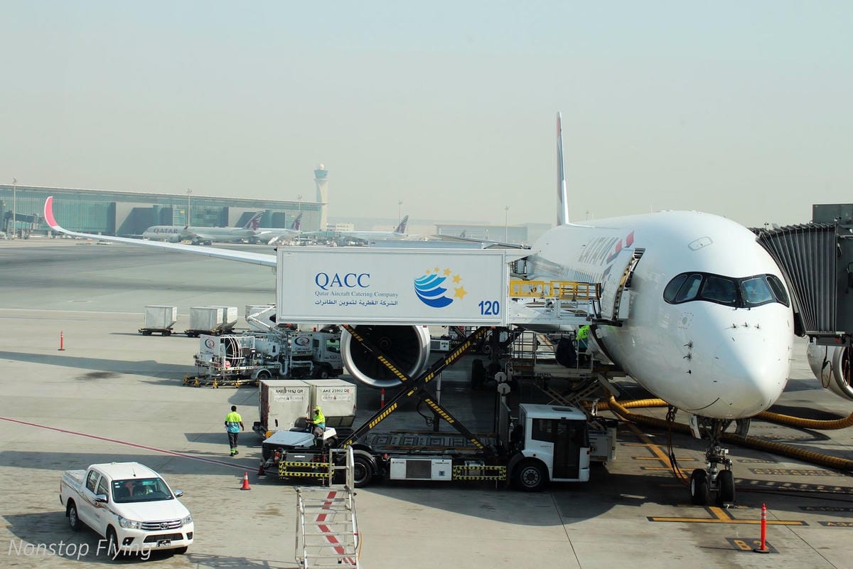 2017.07.06 卡達航空 QR149 杜哈DOH-馬德里MAD 飛行記錄 (A350-900經濟艙) 奇遇特別的LATAM租機! - 第6張圖 2017.07.06 卡達航空 QR149 杜哈DOH-馬德里MAD 飛行記錄 (A350-900經濟艙) 奇遇特別的LATAM租機!