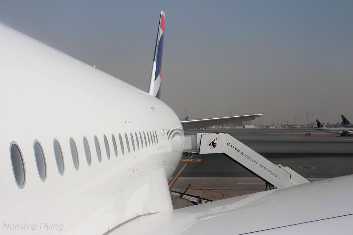 2017.07.06 卡達航空 QR149 杜哈DOH-馬德里MAD 飛行記錄 (A350-900經濟艙) 奇遇特別的LATAM租機! - 第7張圖 2017.07.06 卡達航空 QR149 杜哈DOH-馬德里MAD 飛行記錄 (A350-900經濟艙) 奇遇特別的LATAM租機!