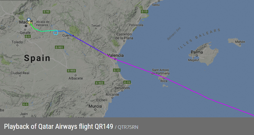 2017.07.06 卡達航空 QR149 杜哈DOH-馬德里MAD 飛行記錄 (A350-900經濟艙) 奇遇特別的LATAM租機! - 第53張圖 2017.07.06 卡達航空 QR149 杜哈DOH-馬德里MAD 飛行記錄 (A350-900經濟艙) 奇遇特別的LATAM租機!
