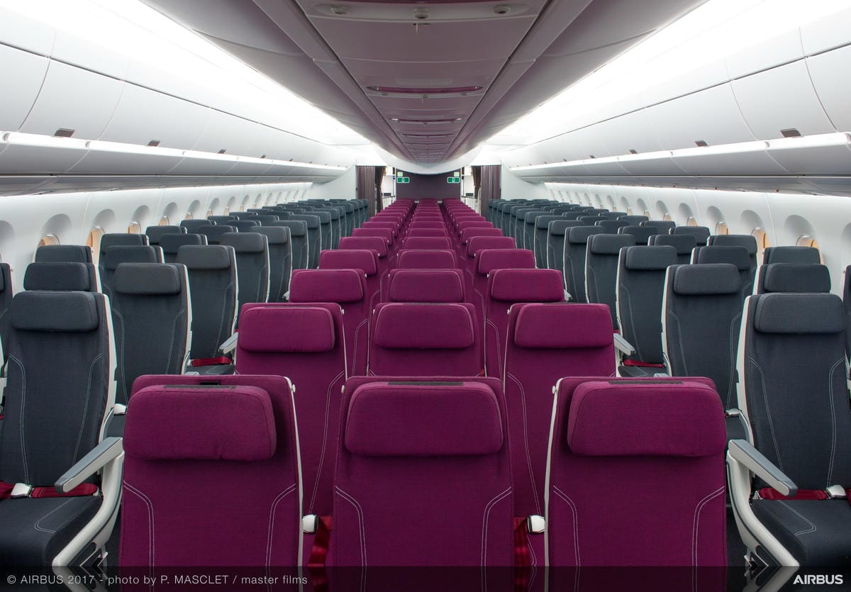 卡達航空接收首架A350-1000新世代客機,成為全球首發業者!含新機介紹與客艙配置圖輯 - 第17張圖 卡達航空接收首架A350-1000新世代客機,成為全球首發業者!含新機介紹與客艙配置圖輯