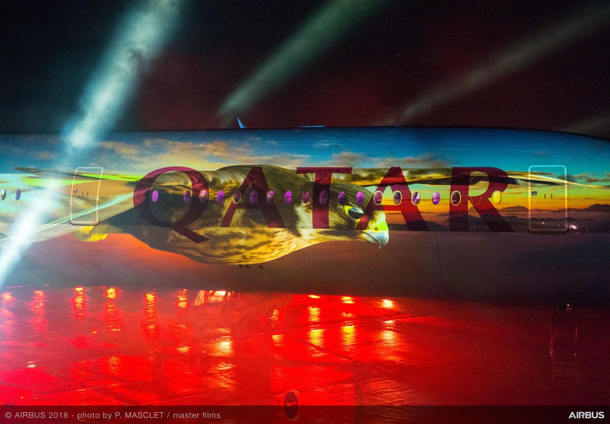 卡達航空接收首架A350-1000新世代客機,成為全球首發業者!含新機介紹與客艙配置圖輯 - 第23張圖 卡達航空接收首架A350-1000新世代客機,成為全球首發業者!含新機介紹與客艙配置圖輯