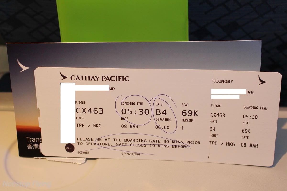 2018.03.08 國泰航空 CX463 台北-香港 A330-300飛行記錄