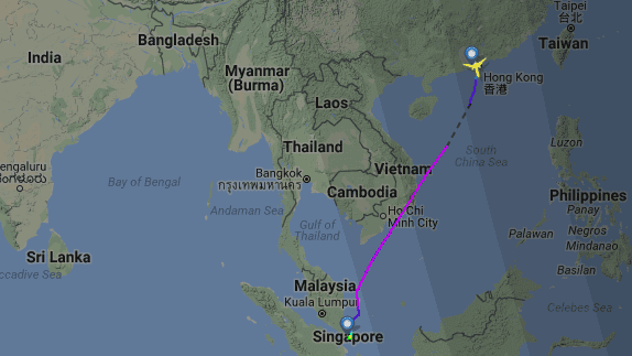 2018.03.08 國泰航空 CX759 香港-新加坡 A350-900飛行記錄 -國泰最新穎機型/完整經濟艙介紹 - 第2張圖 2018.03.08 國泰航空 CX759 香港-新加坡 A350-900飛行記錄 -國泰最新穎機型/完整經濟艙介紹