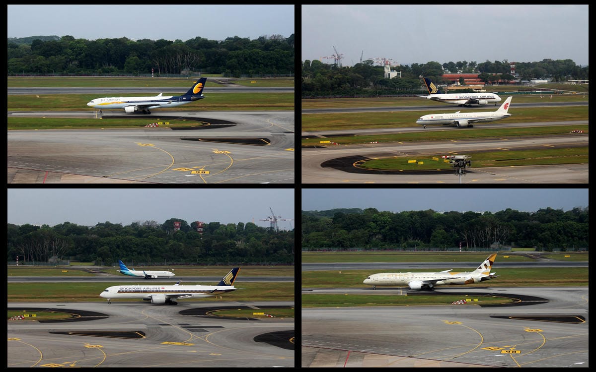 【新加坡住宿】樟宜機場皇冠假日酒店 -全球最佳機場酒店，航空迷超狂夢幻跑道機坪景觀房，過境/機場旅行豪華選擇!