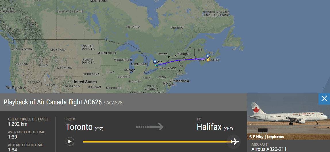 2018.05.16 加拿大航空 AC626 多倫多-哈利法克斯 A320-200飛行記錄,含多倫多機場國際轉國內線流程 - 第43張圖 2018.05.16 加拿大航空 AC626 多倫多-哈利法克斯 A320-200飛行記錄,含多倫多機場國際轉國內線流程