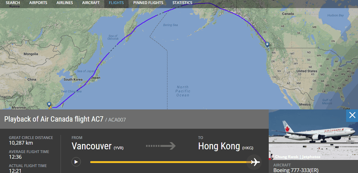 2018.05.20 加拿大航空 AC7 溫哥華-香港 777-300ER飛行記錄 -12小時航程完整分享 - 第83張圖 2018.05.20 加拿大航空 AC7 溫哥華-香港 777-300ER飛行記錄 -12小時航程完整分享