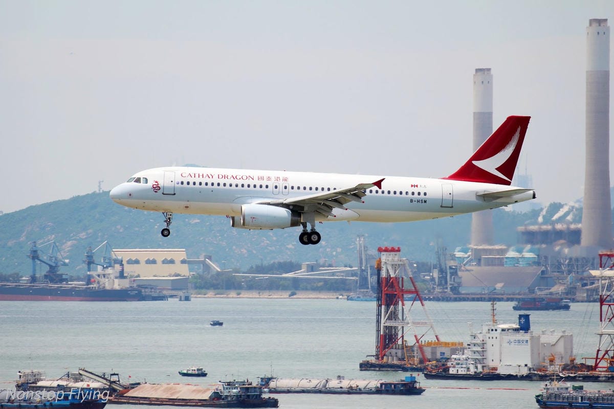 2018.05 香港機場拍飛機 -T2展望台+離港禁區航拍巡禮