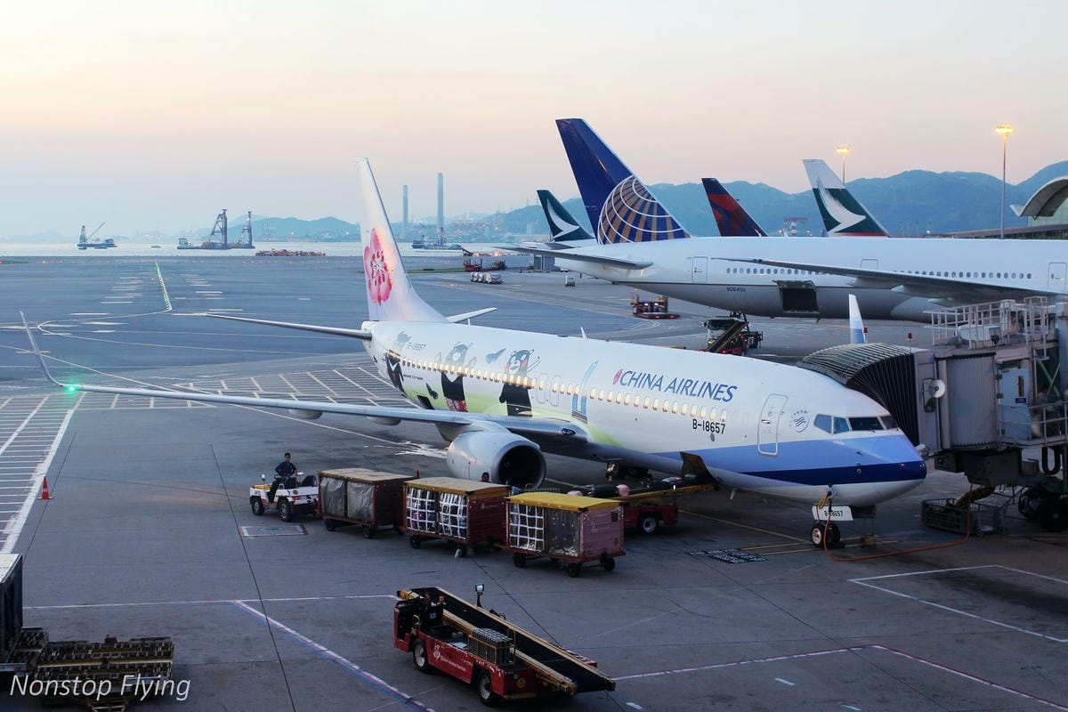 2018.05 香港機場拍飛機 -T2展望台+離港禁區航拍巡禮